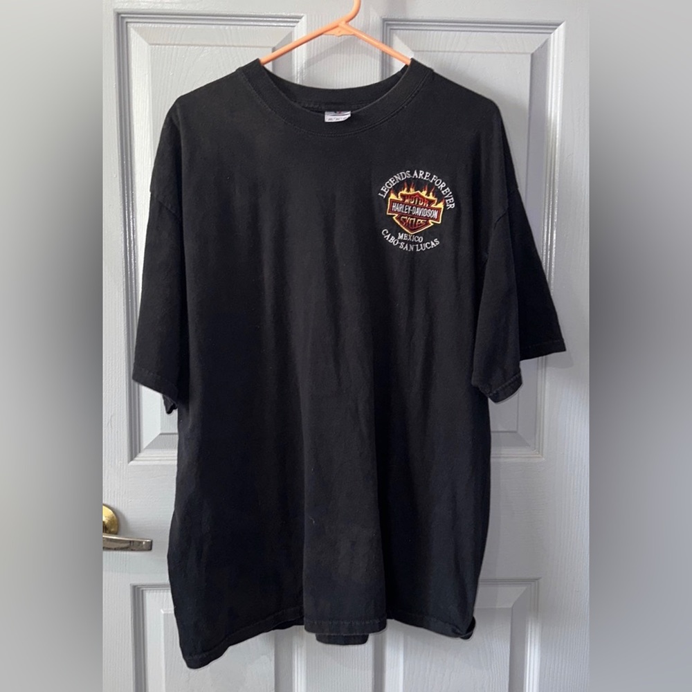 Harley Davidson embroidery patch shirt 2XL